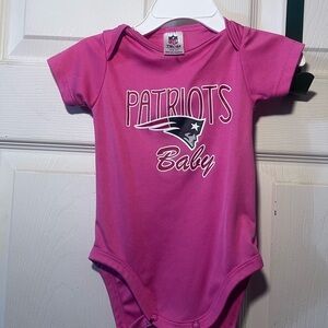 Patriots Baby Pink One Piece